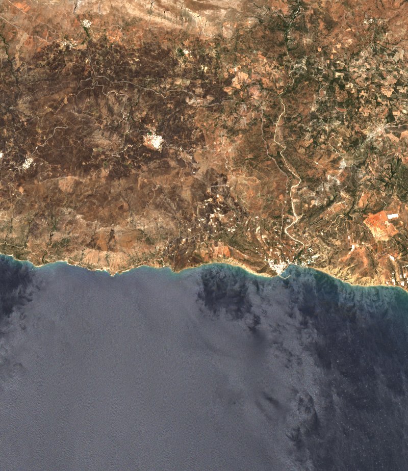 Δήμος Αγίου Βασιλείου (GR) vu par Sentinel-2 le 30 juillet