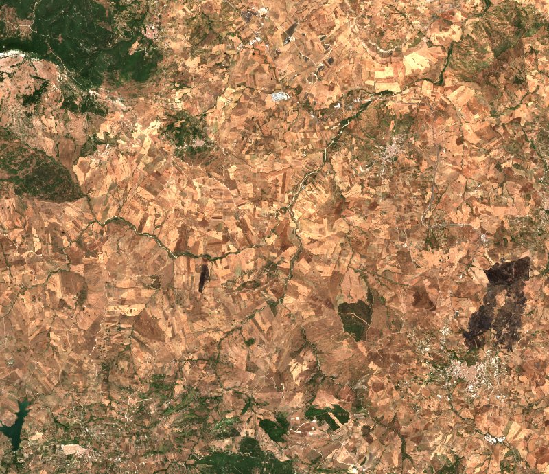 Campofelice di Fitalia (IT) vu par Sentinel-2 le 15 juillet