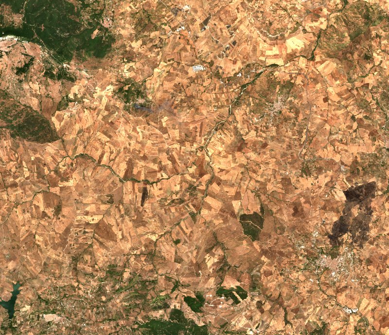 Campofelice di Fitalia (IT) vu par Sentinel-2 le 20 juillet