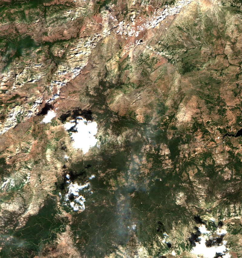 Albertacce von Sentinel-2 erfasst am 11. Juli