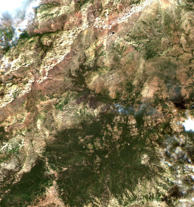 Albertacce von Sentinel-2 erfasst am 16. Juli