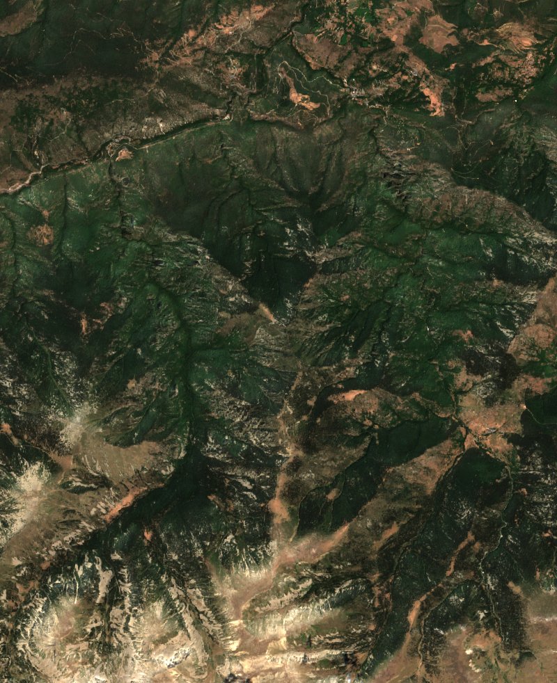 Nyer von Sentinel-2 erfasst am 23. Juli