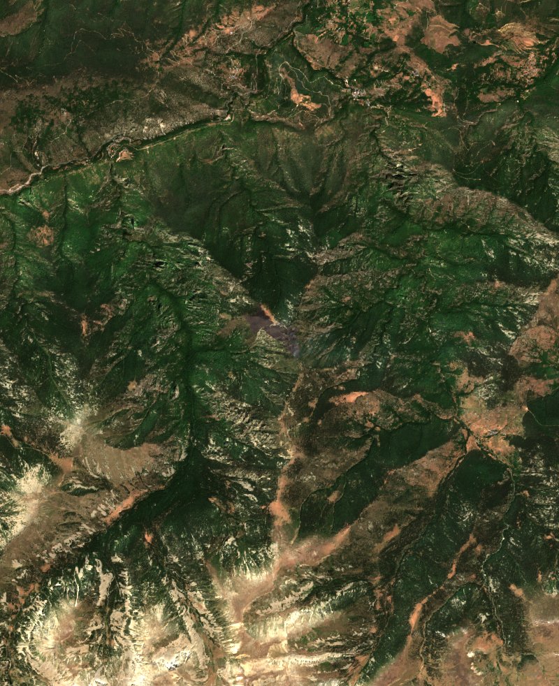 Nyer von Sentinel-2 erfasst am 27. Juli