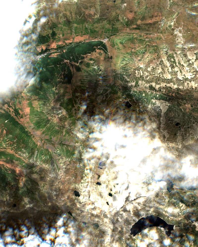 Barèges seen by Sentinel-2 on 30 July