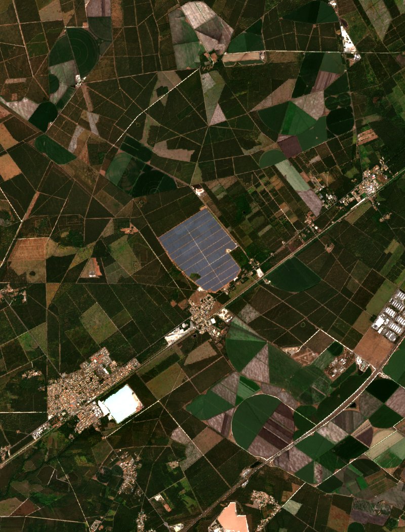 Audenge seen by Sentinel-2 on 21 July