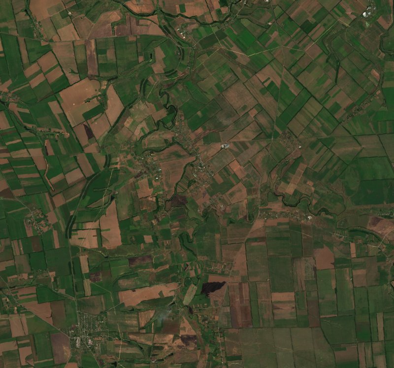 Покровська селищна громада (UA) vu par Sentinel-2 le 19 juillet